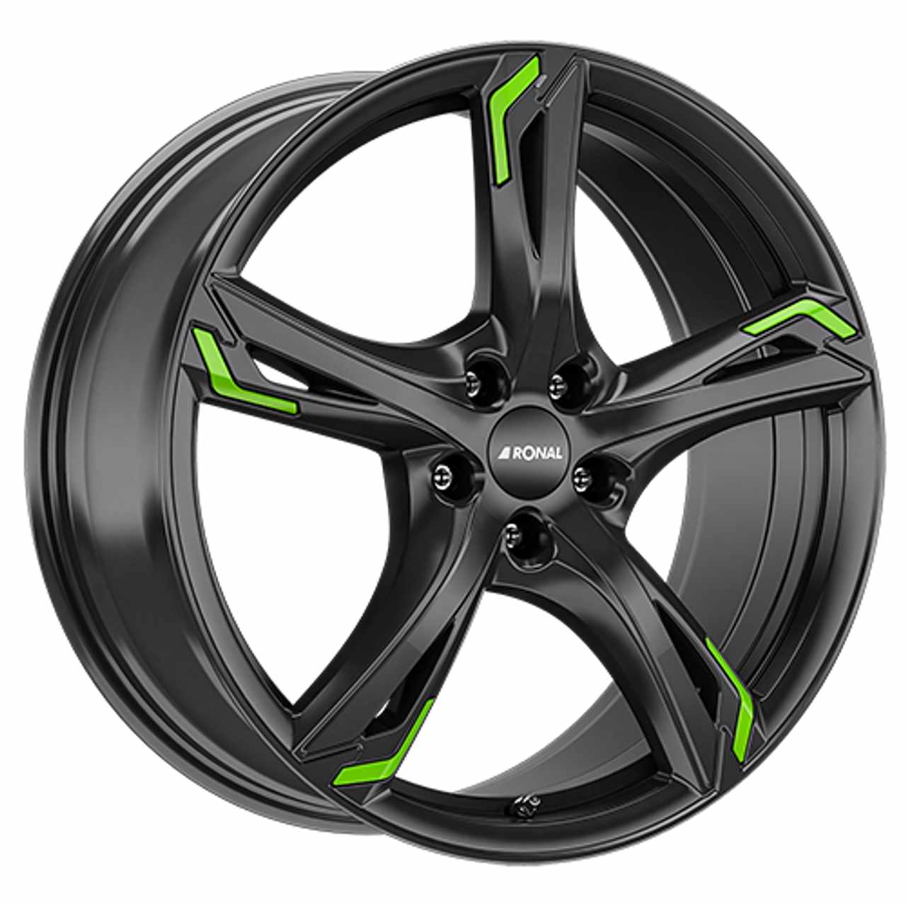 RONAL RONAL R62 GREEN jetblack 8.0Jx19 5x112 ET45