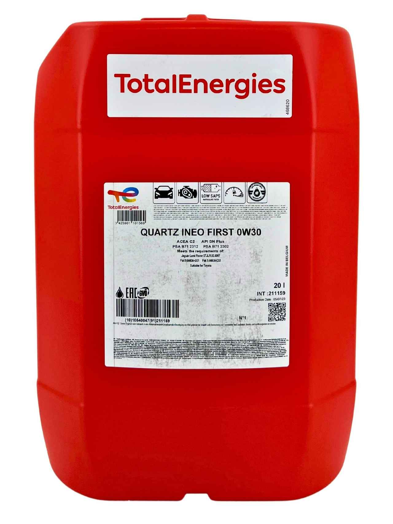 Total Quartz Ineo First 0W-30 20 Liter