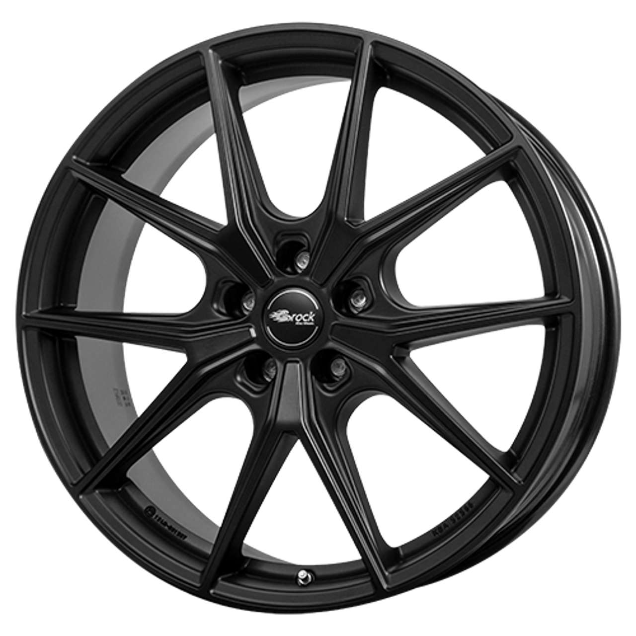 BROCK B40 satin schwarz matt 8.0Jx20 5x108 ET45