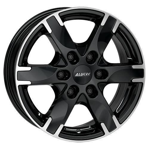 ALUTEC TITAN diamantschwarz frontpoliert 7.0Jx16 6x130 ET55