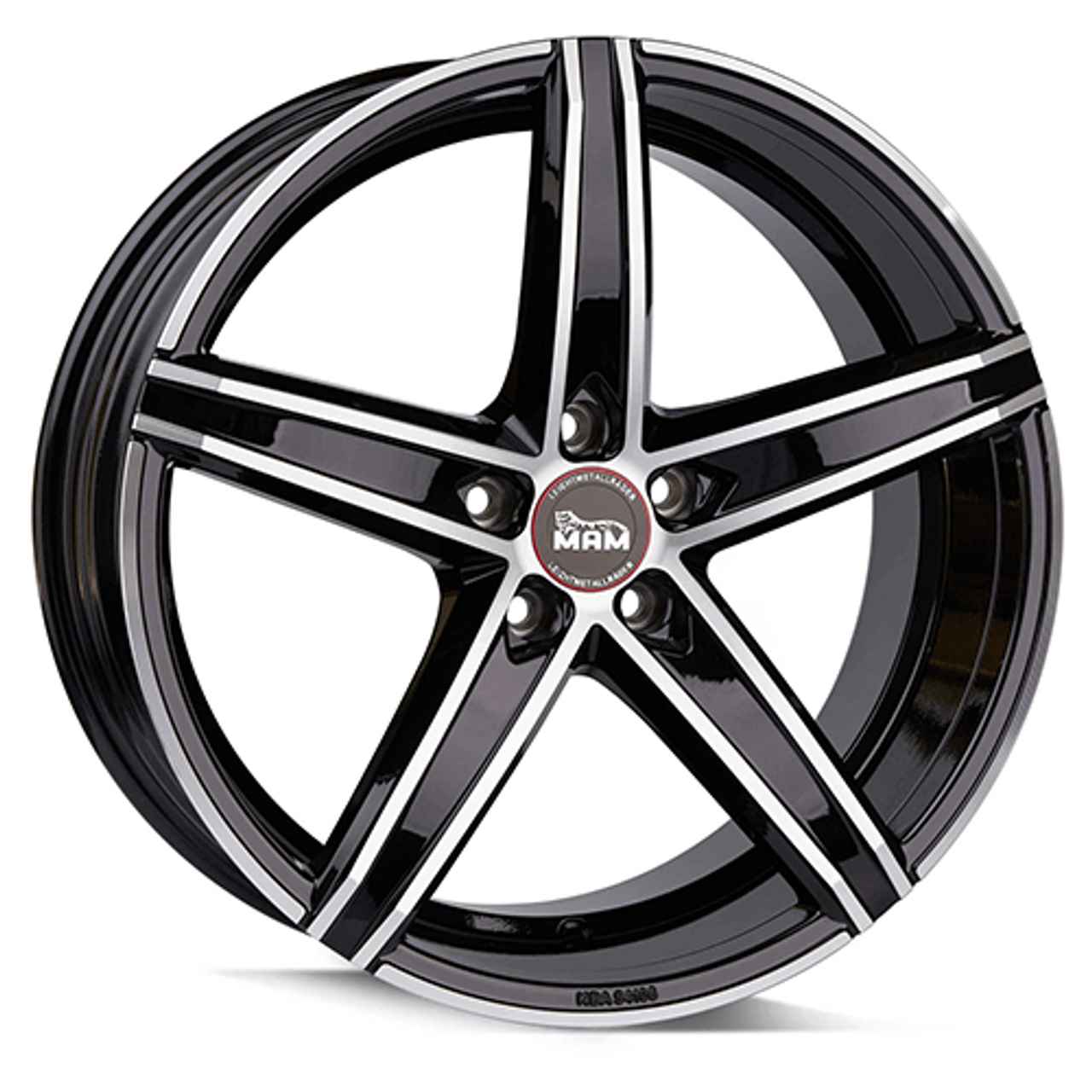 MAM MAM OX-18 black front polished 8.5Jx19 5x112 ET30