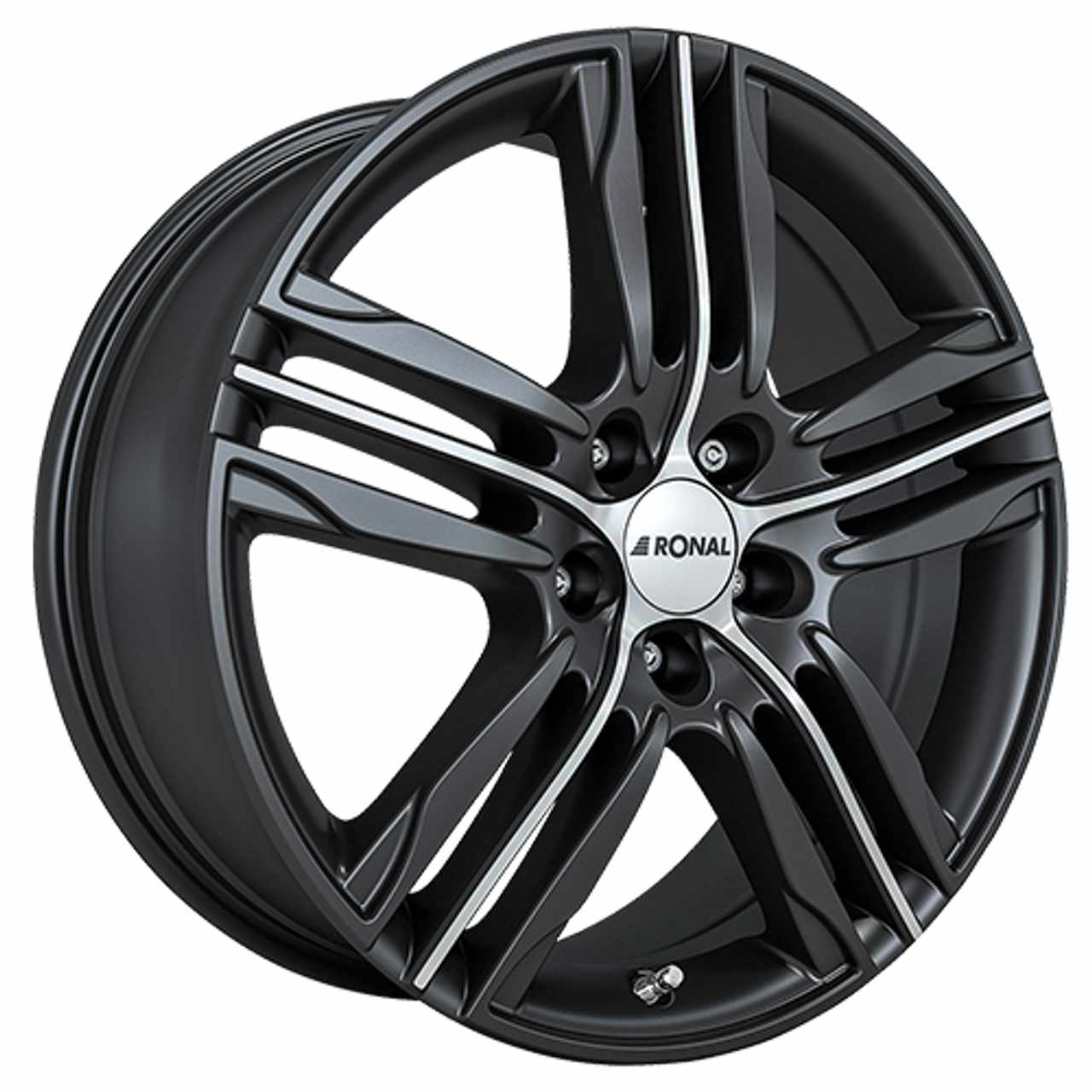 RONAL RONAL R57 mattschwarz-frontkopiert 7.5Jx17 5x108 ET45