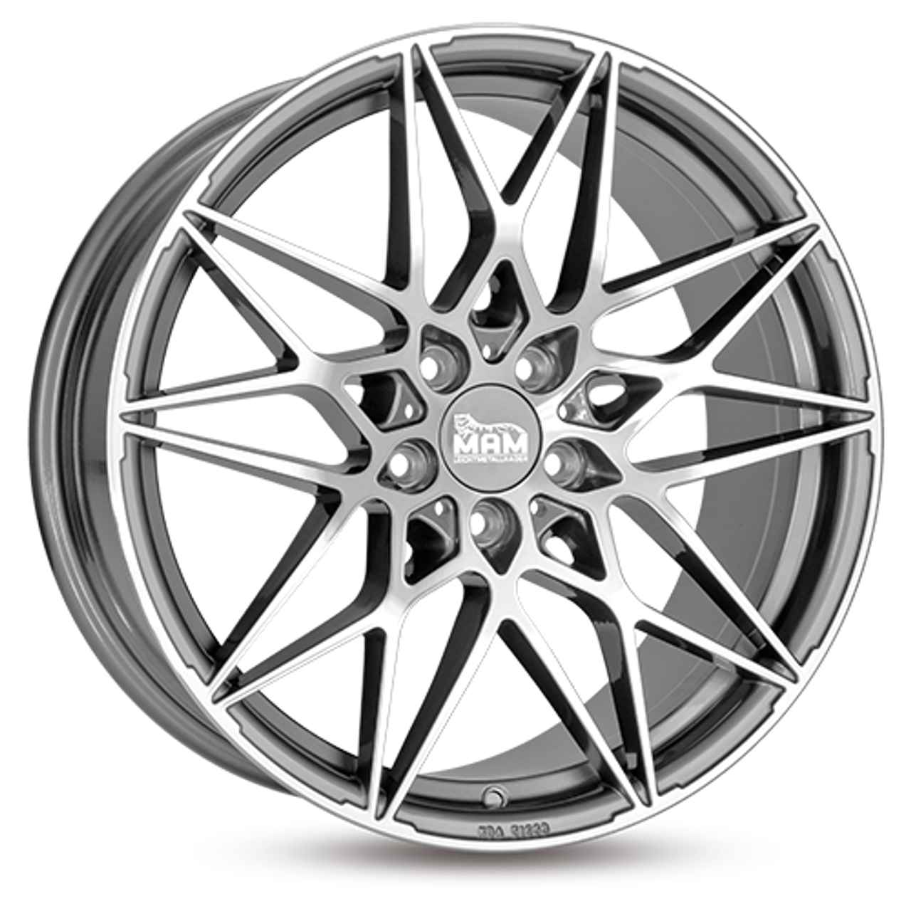 MAM MAM B2 palladium front polished 8.5Jx19 5x112 ET30