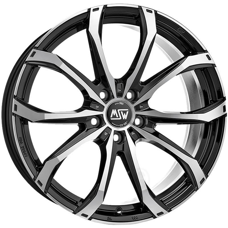 MSW Msw 48 van Gloss black full polished 6.5x16 5x118 ET55