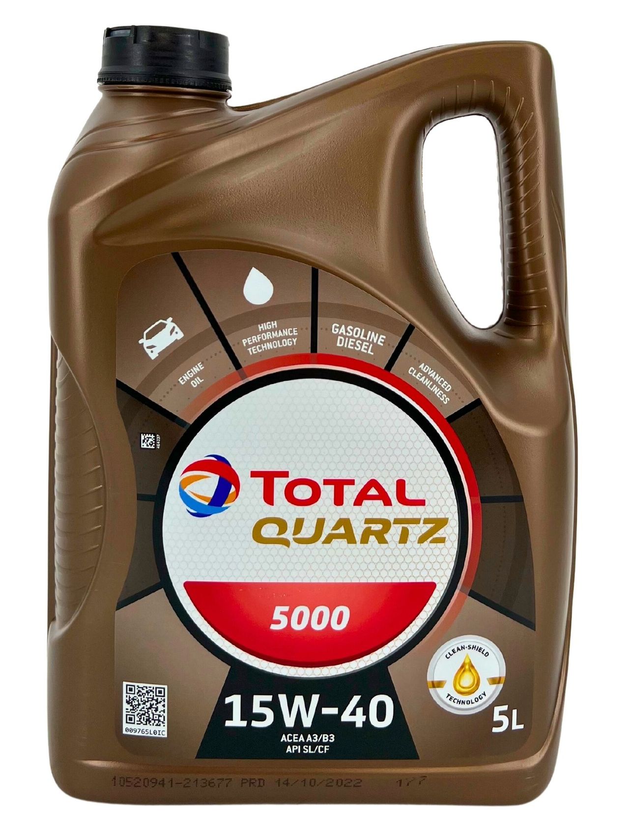 Total Quartz 5000 15W-40 5 Liter