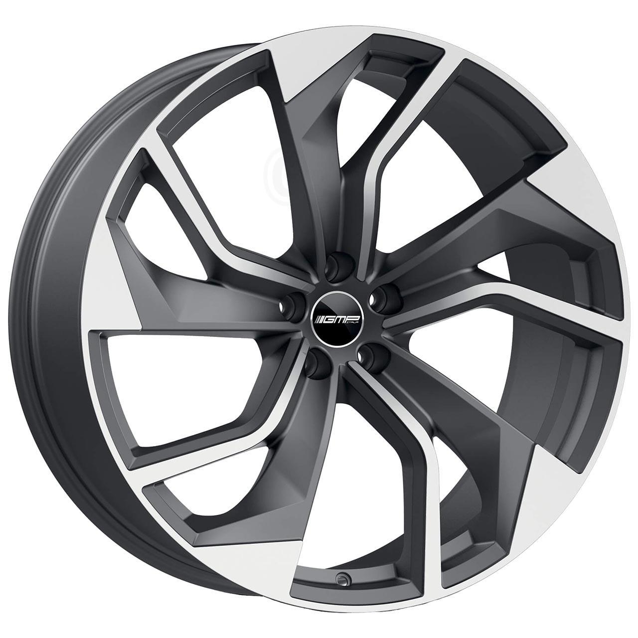 GMP REBEL anthracite matt diamond 10.0Jx22 5x112 ET19