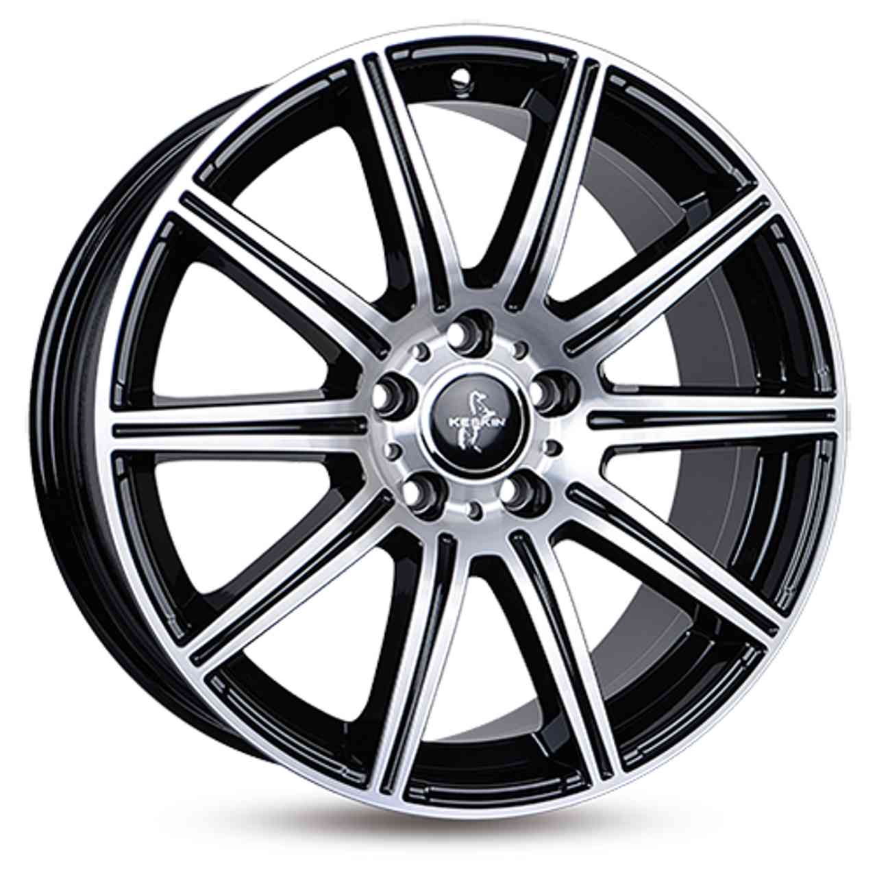 KESKIN KT16 DYNAMIC black front polished 8.5Jx19 5x112 ET30