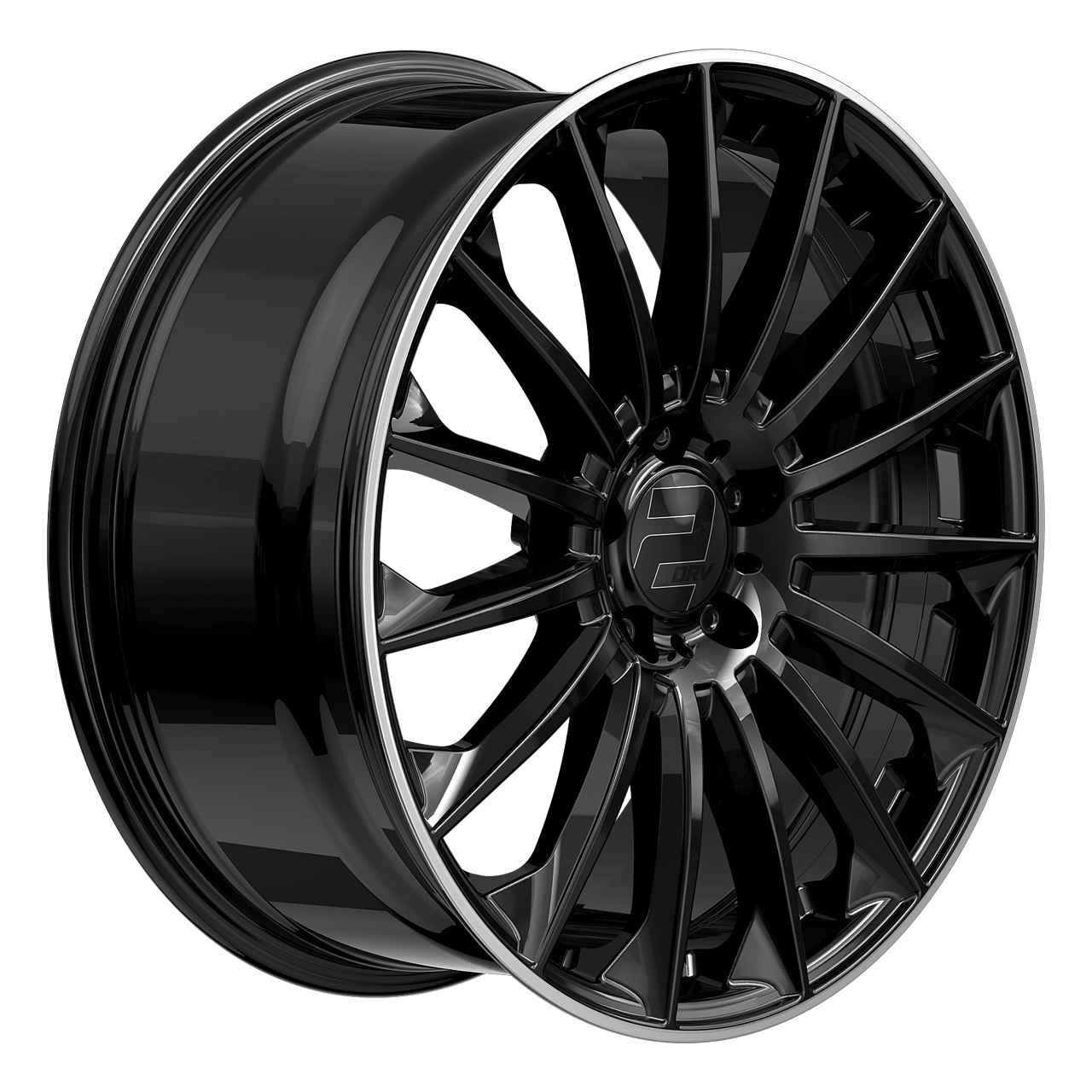 WHEELWORLD-2DRV WH39 black glossy painted with full machined lip 8.5Jx19 5x112 ET35