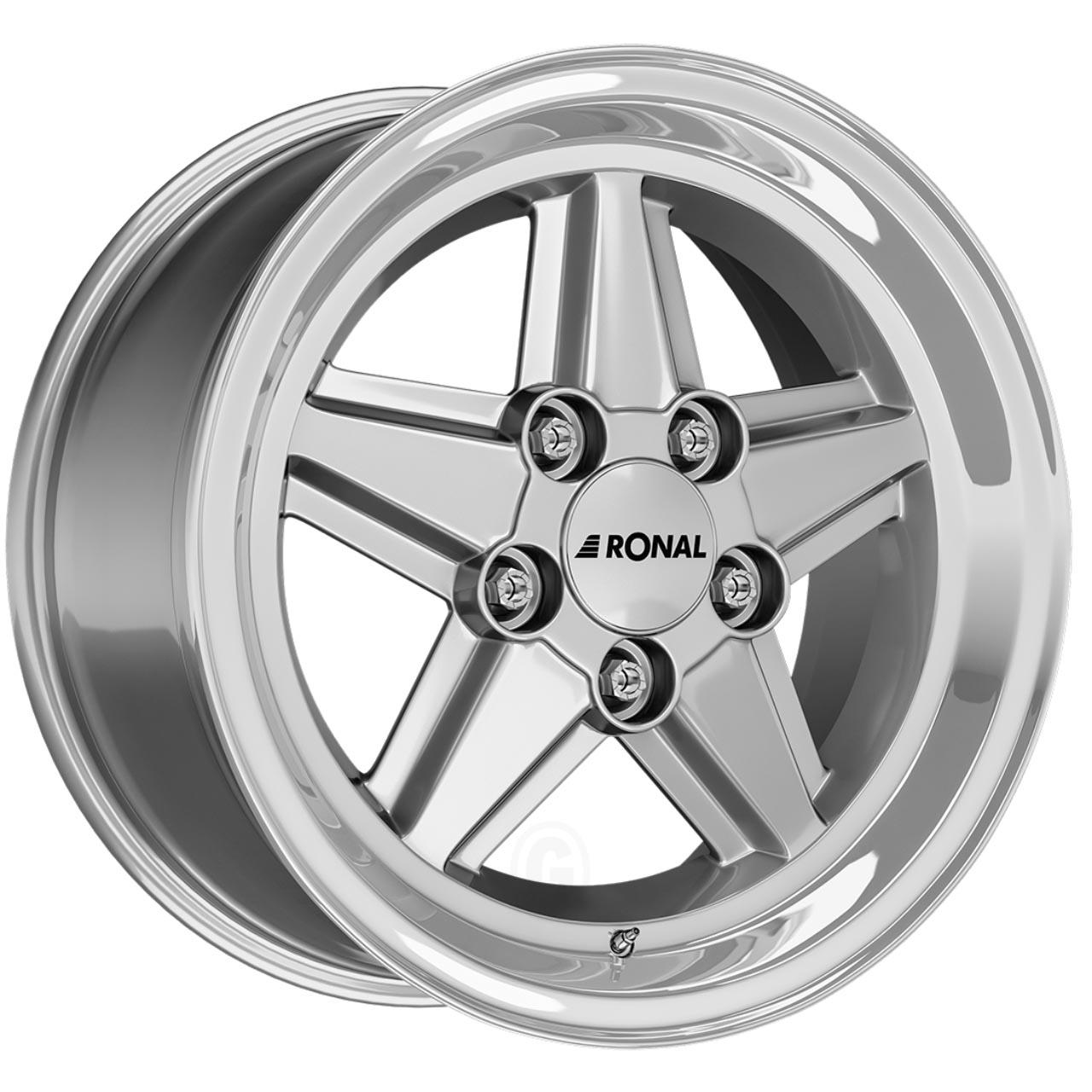 RONAL RONAL R9 silber-hornkopiert 7.0Jx16 5x112 ET23