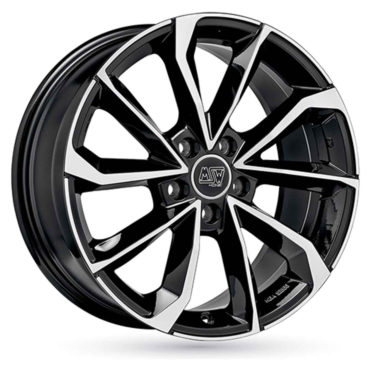 MSW (OZ) MSW 42 gloss black full polished 8.0Jx18 5x120 ET45