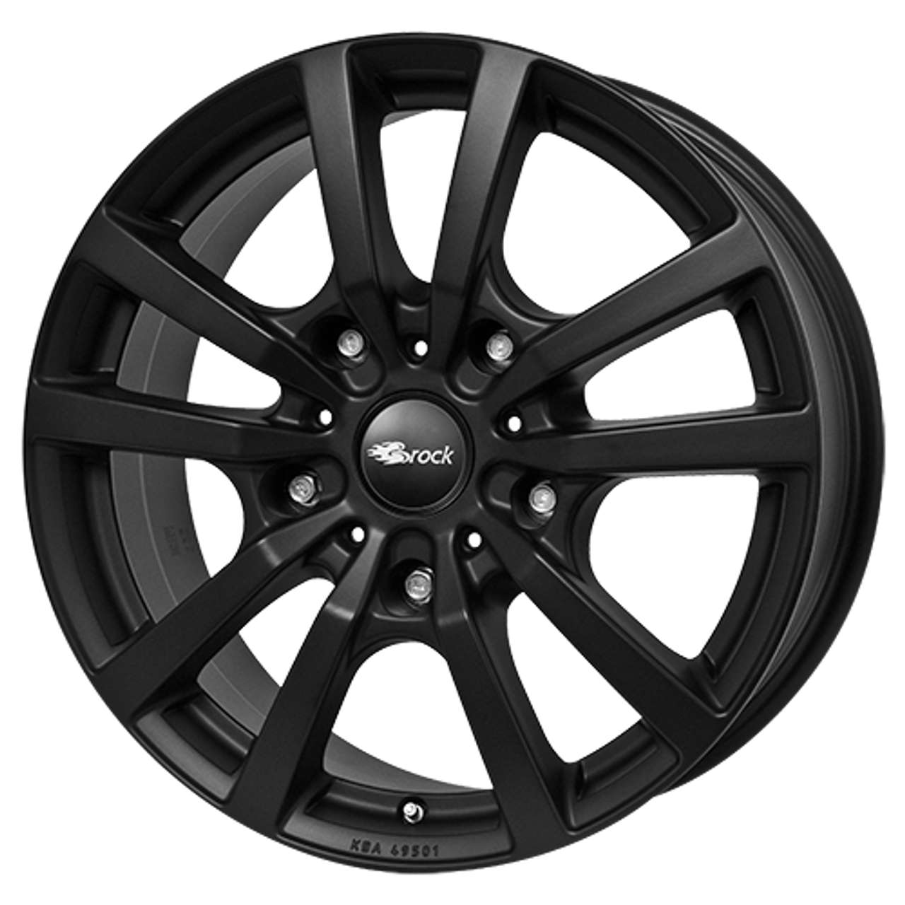 RC-DESIGN RC25T schwarz klar matt (skm) 6.5Jx16 5x114.3 ET47