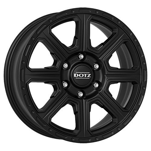 DOTZ KALAHARI BLACK schwarz matt 8.0Jx17 6x139.7 ET20