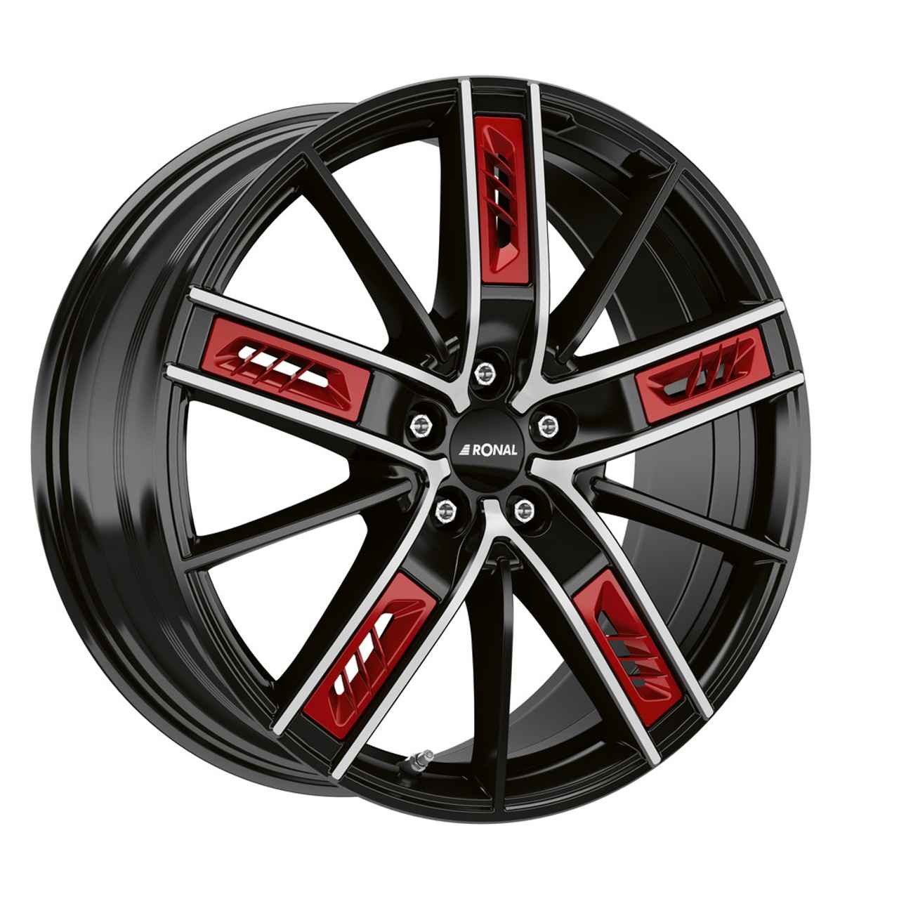 RONAL RONAL R67 RED RIGHT jetblack-frontkopiert 8.0Jx19 5x108 ET55