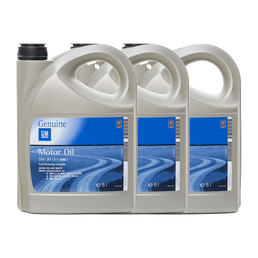 GM Dexos 2 5W-30 3x5 Liter