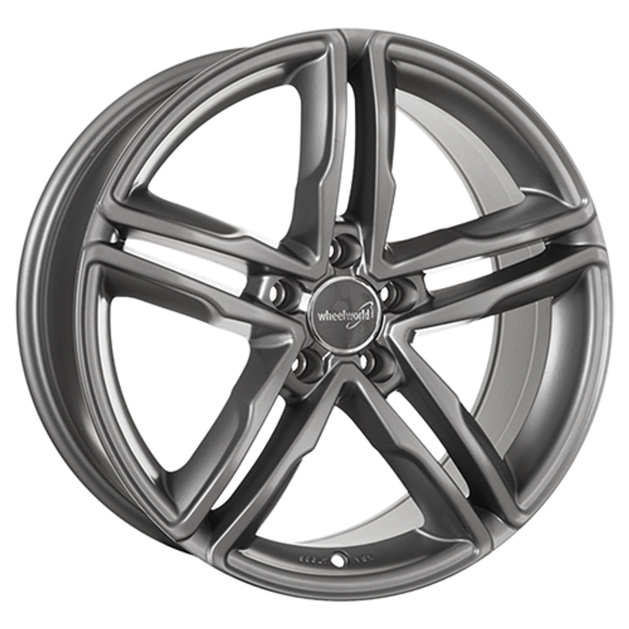 WHEELWORLD-2DRV WH11 Daytona Grau lackiert 7.5Jx17 5x112 ET45