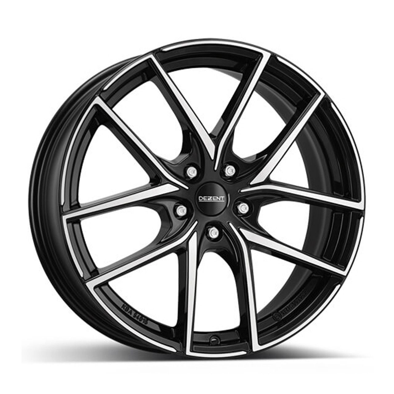 DEZENT DEZENT TO DARK black/polished 7.0Jx17 5x100 ET51