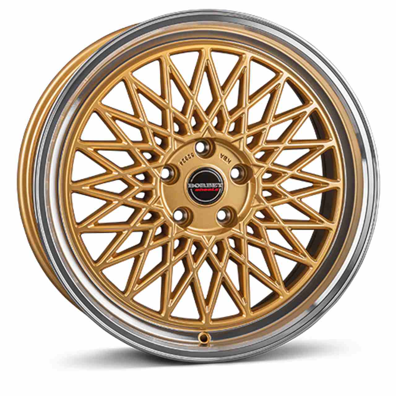 BORBET DESIGN B gold rim polished 8.5Jx19 5x114.3 ET40