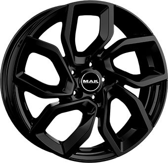 MAK APOLLO gloss black 7.5Jx18 5x108 ET45