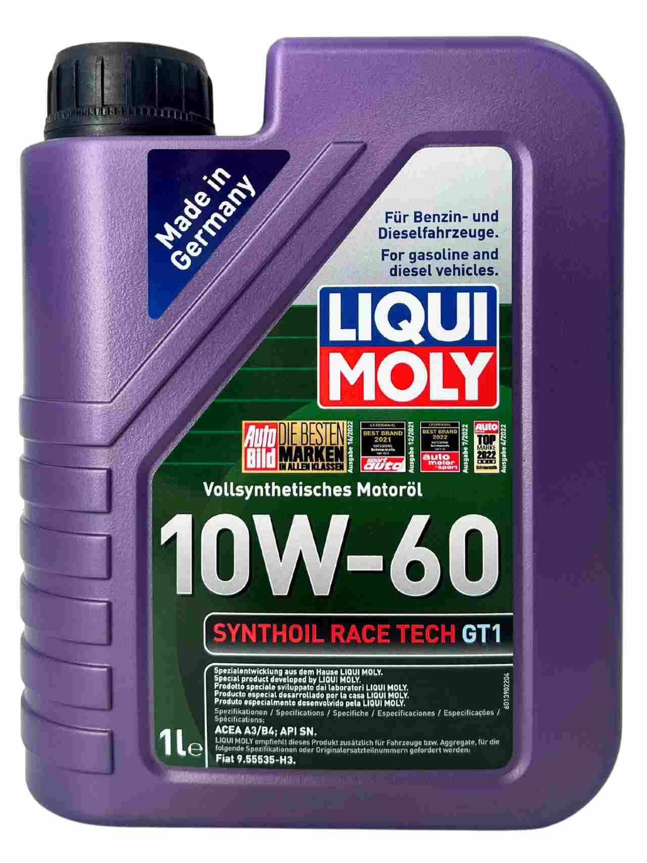 Liqui Moly Synthoil Race Tech GT1 10W-60 1 Liter