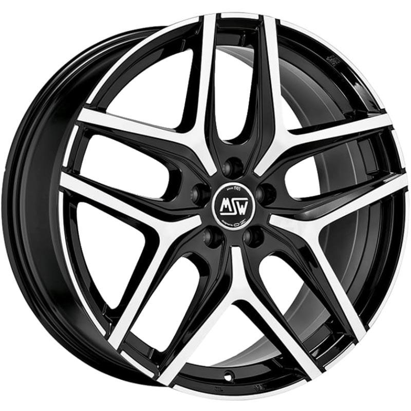 MSW Msw 40 Gloss black full polished 8x18 5x112 ET28