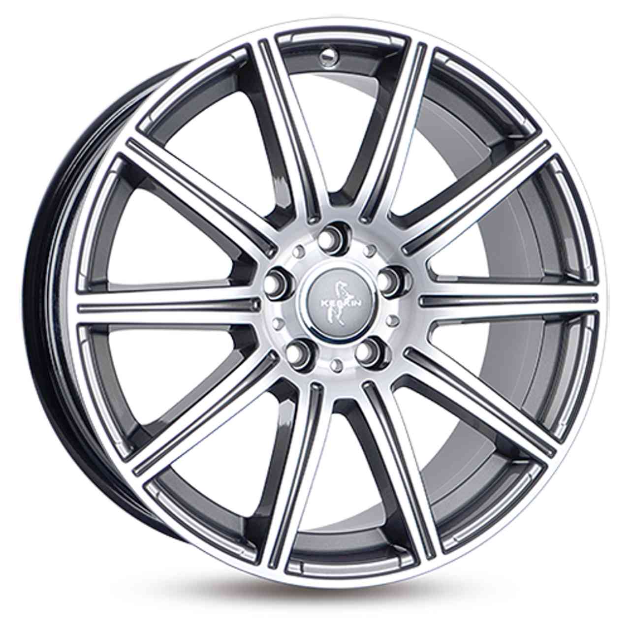 KESKIN KT16 DYNAMIC palladium front polished 8.0Jx18 5x112 ET30