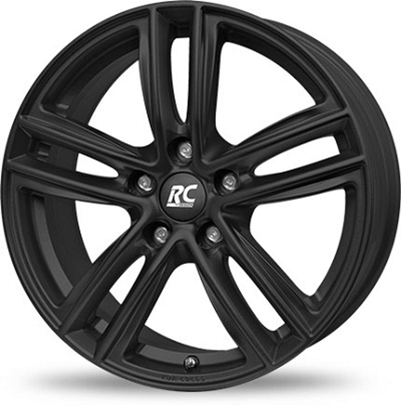 RC-DESIGN RC27 schwarz klar matt (skm) 7.0Jx17 5x112 ET43