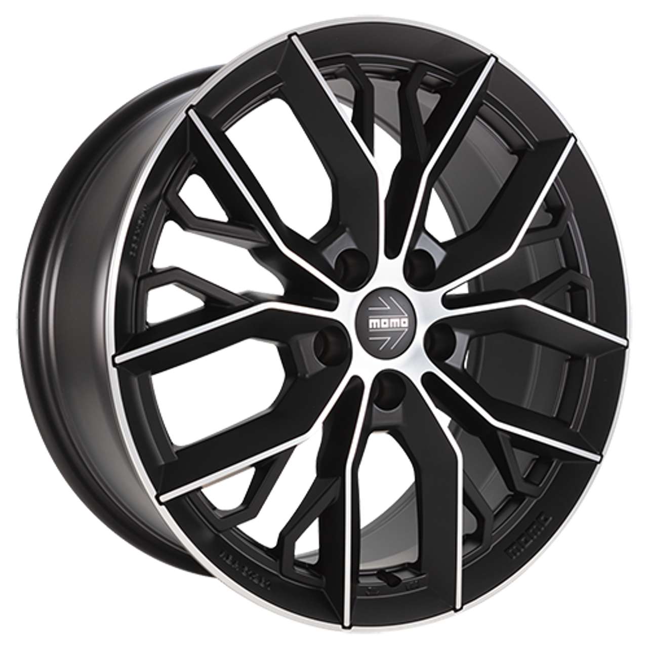 MOMO WHEELS MASSIMO black matt polish 8.0Jx18 5x112 ET48