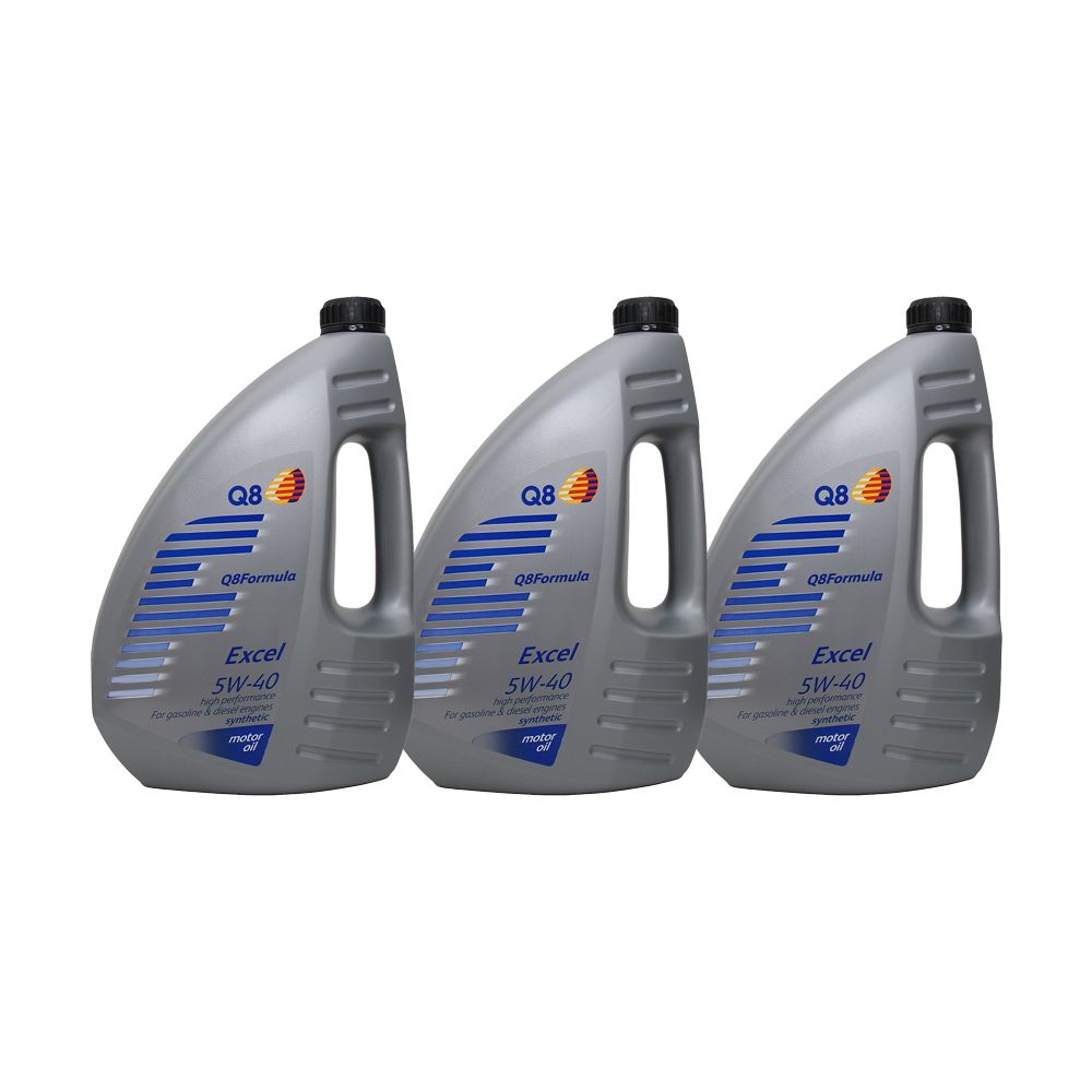 Q8 Formula Excel 5W-40 3x4 Liter