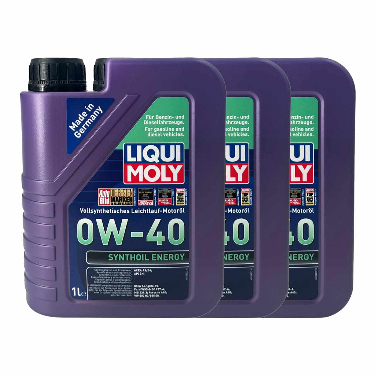 Liqui Moly Synthoil Energy 0W-40 3x1 Liter