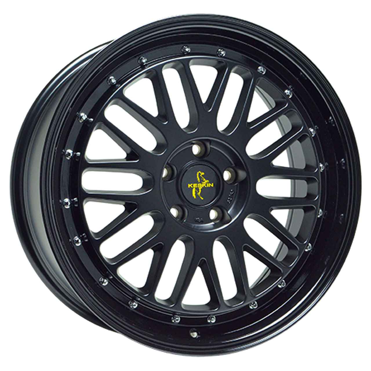 KESKIN KT22 RETRO matt black painted 8.5Jx19 5x112 ET30