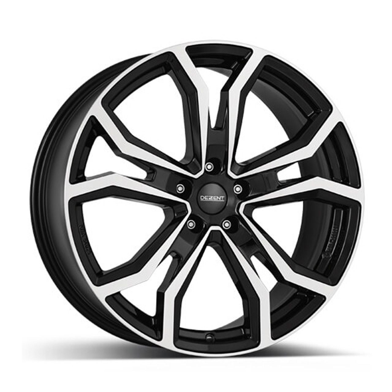 DEZENT DEZENT TV DARK black polished 7.0Jx19 5x114.3 ET45