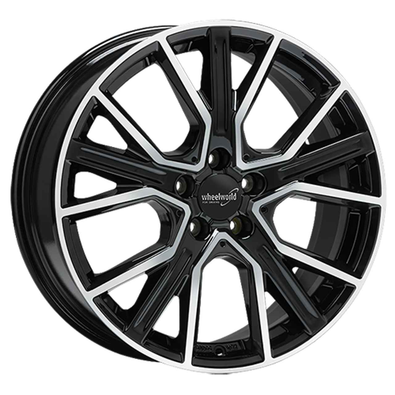 WHEELWORLD-2DRV WH34 schwarz hochglanzpoliert 8.5Jx20 5x112 ET40