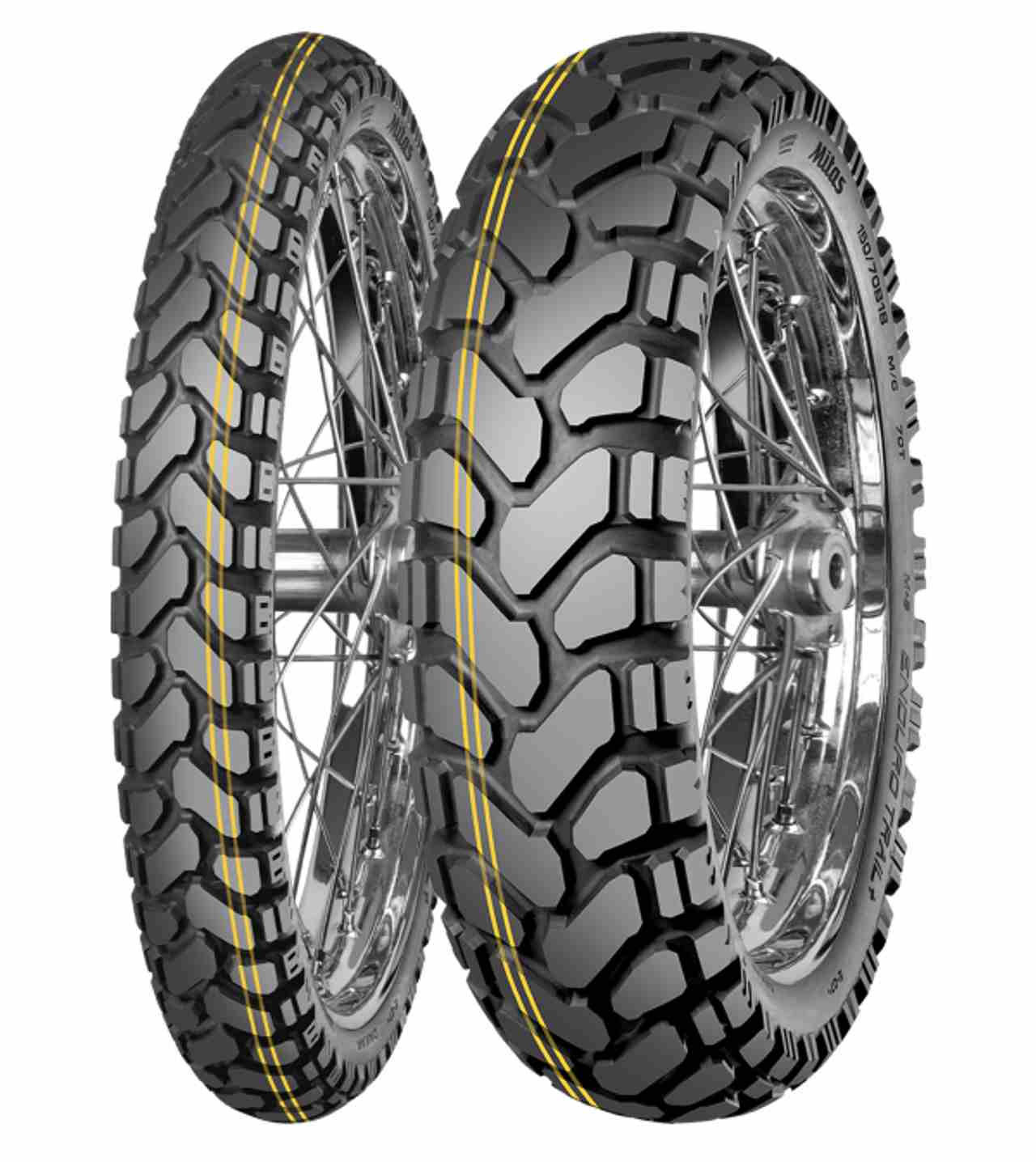 MITAS ENDURO TRAIL+ (E-07+) DAKAR (YELLOW) 150/70 B18 TL 70T REAR M+S