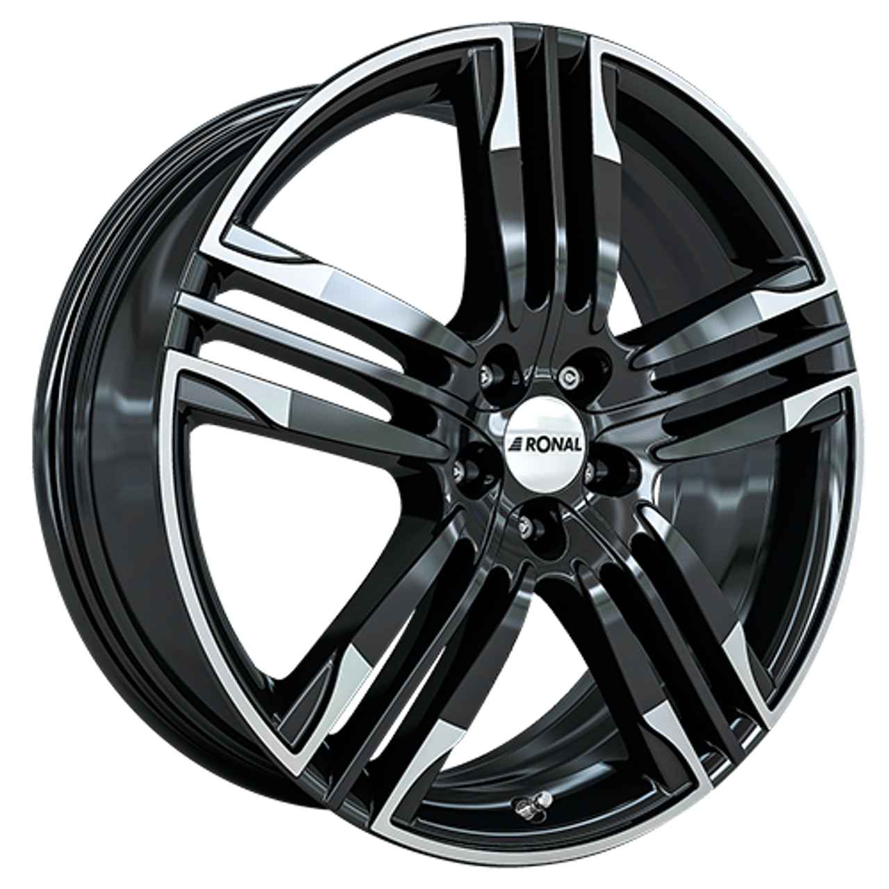 RONAL RONAL R58 schwarz-hornkopiert 10.0Jx22 5x112 ET21