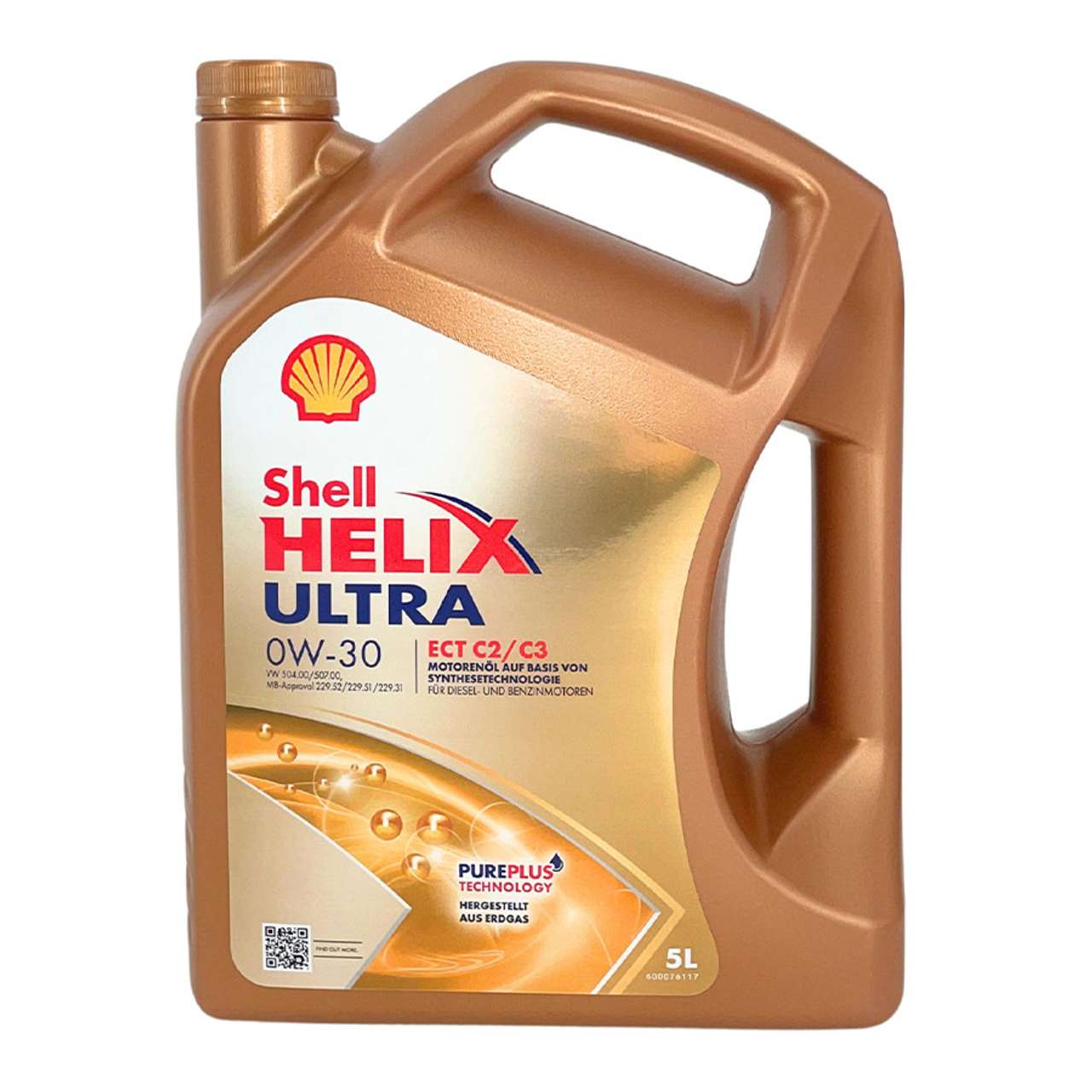 Shell Helix Ultra ECT C2 C3 0W-30 5 Liter