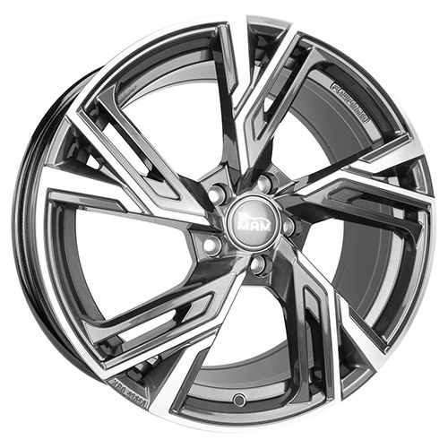 MAM MAM RS5 palladium front polished 8.0Jx18 5x120 ET35