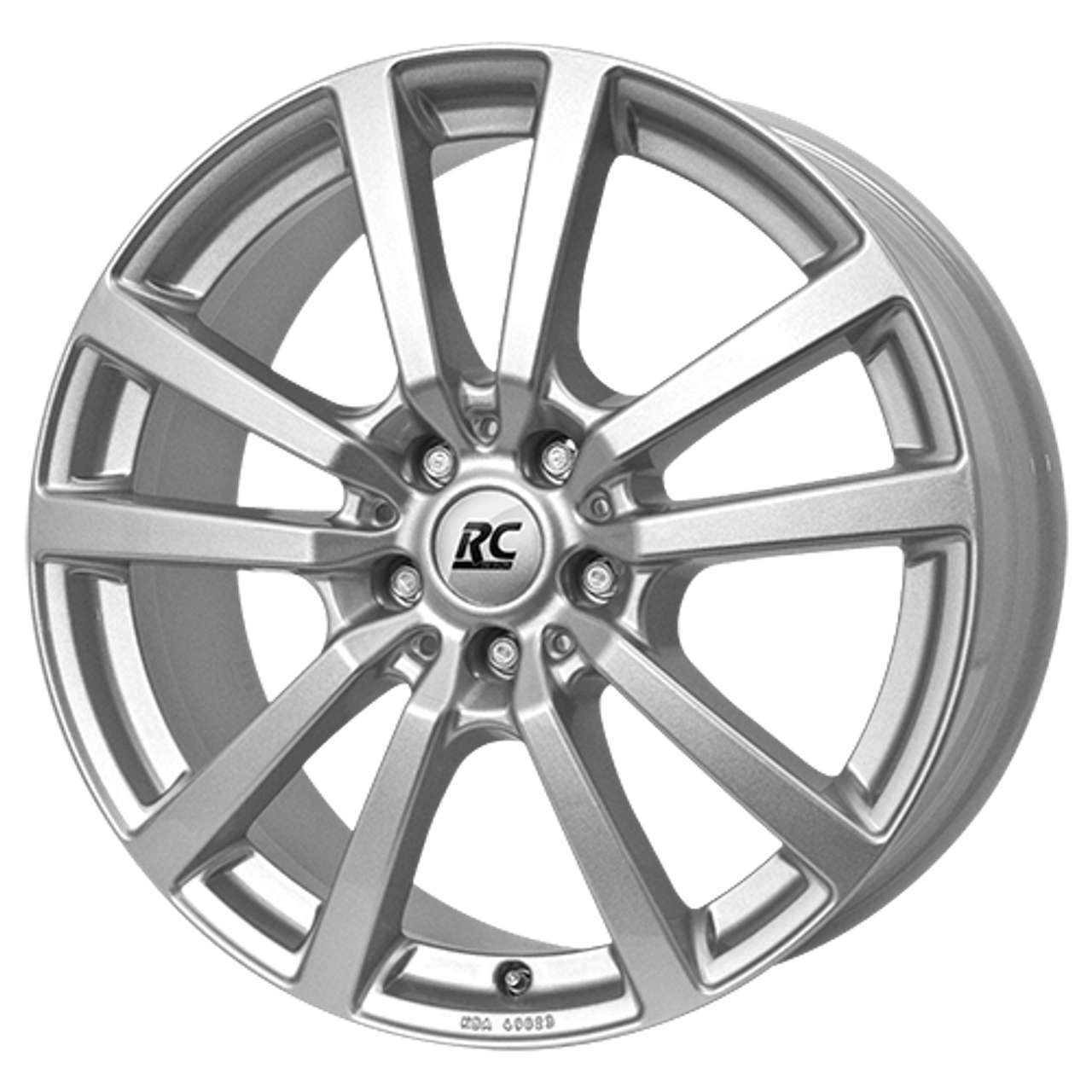 RC-DESIGN RC25 kristallsilber 8.5Jx19 5x120 ET38