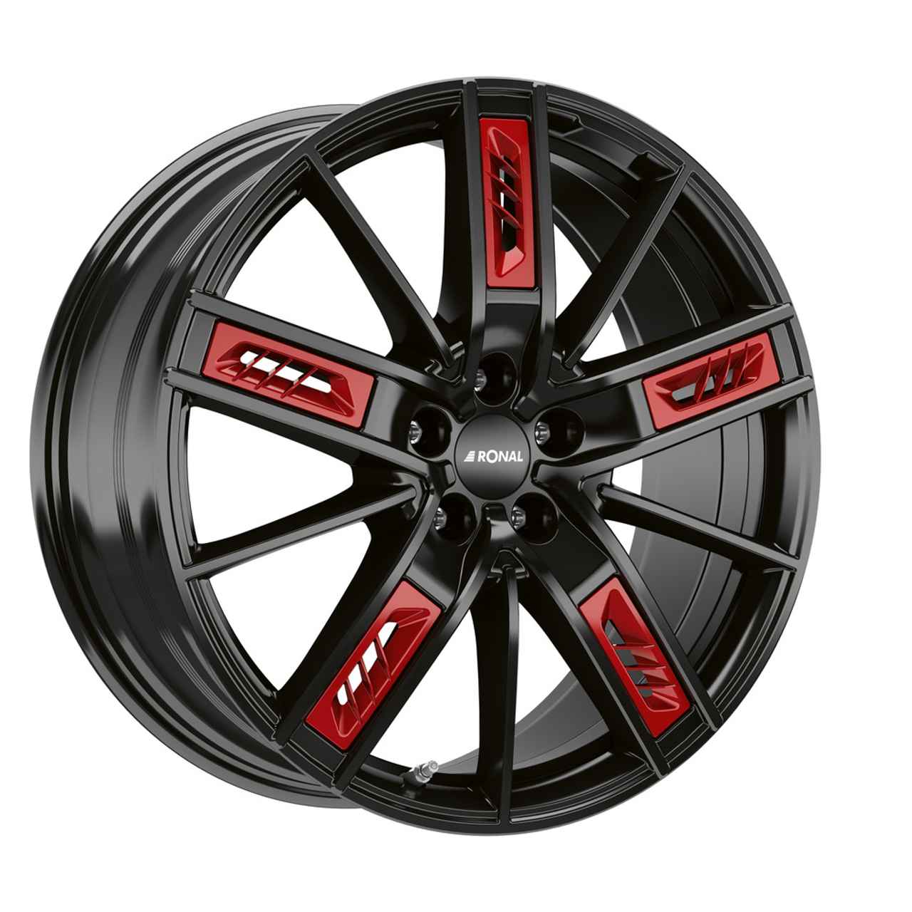 RONAL RONAL R67 RED LEFT jetblack 8.5Jx20 5x112 ET45