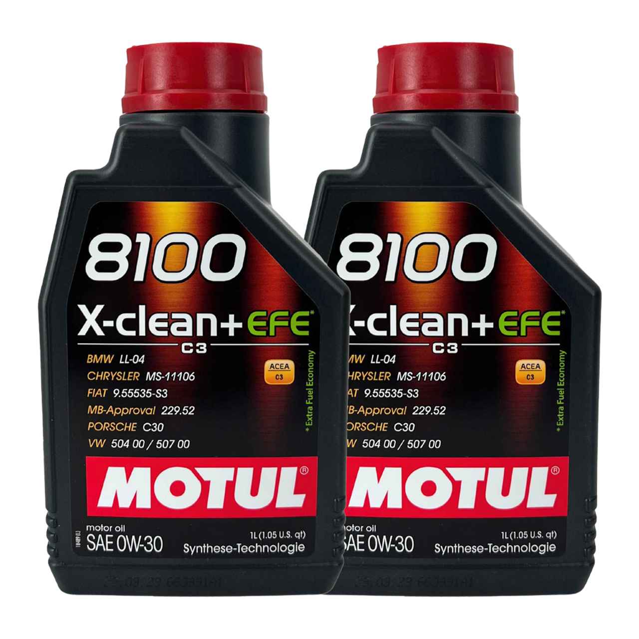 Motul 8100 X-Clean + EFE 0W-30 2x1 Liter