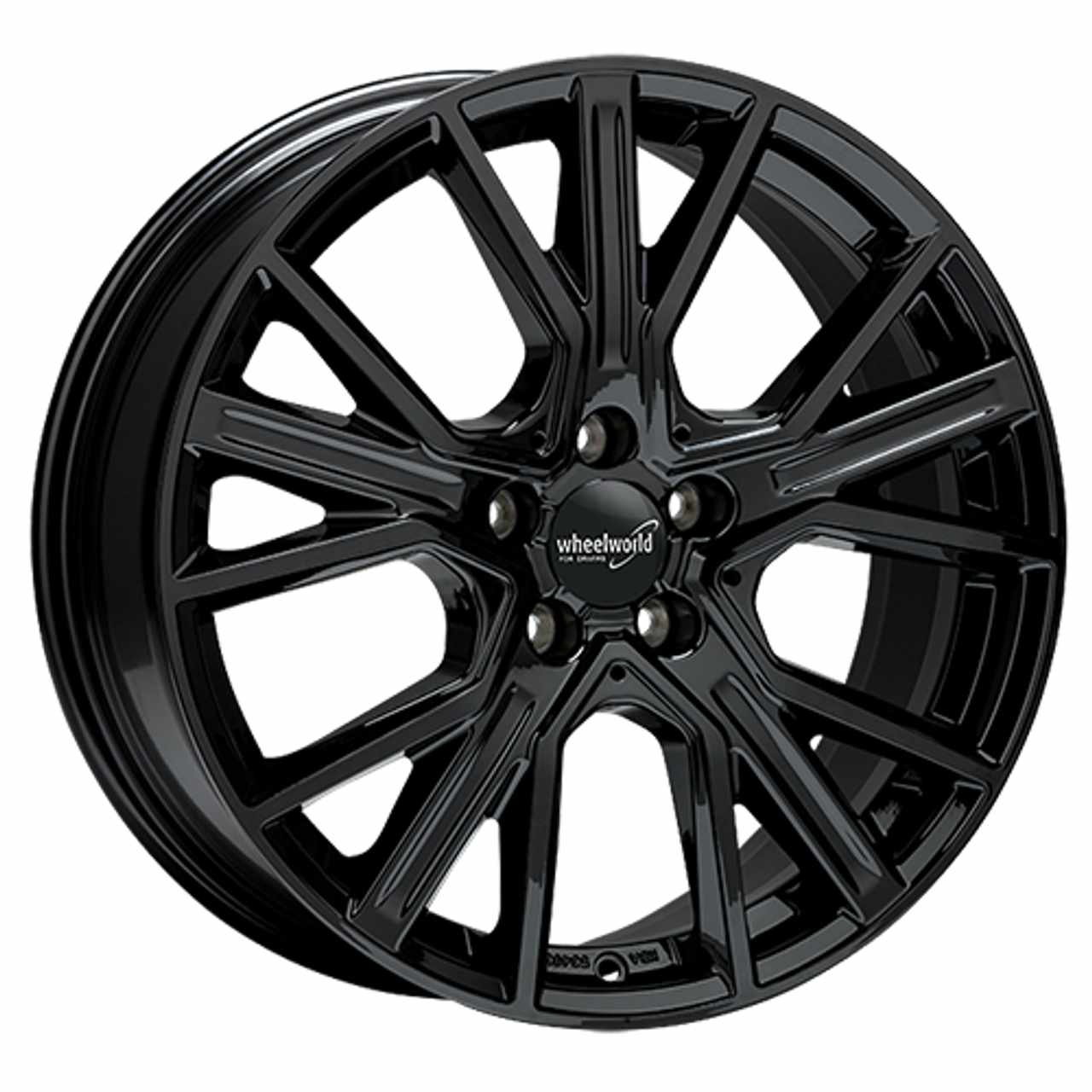 WHEELWORLD-2DRV WH34 schwarz glänzend lackiert 8.0Jx19 5x112 ET30