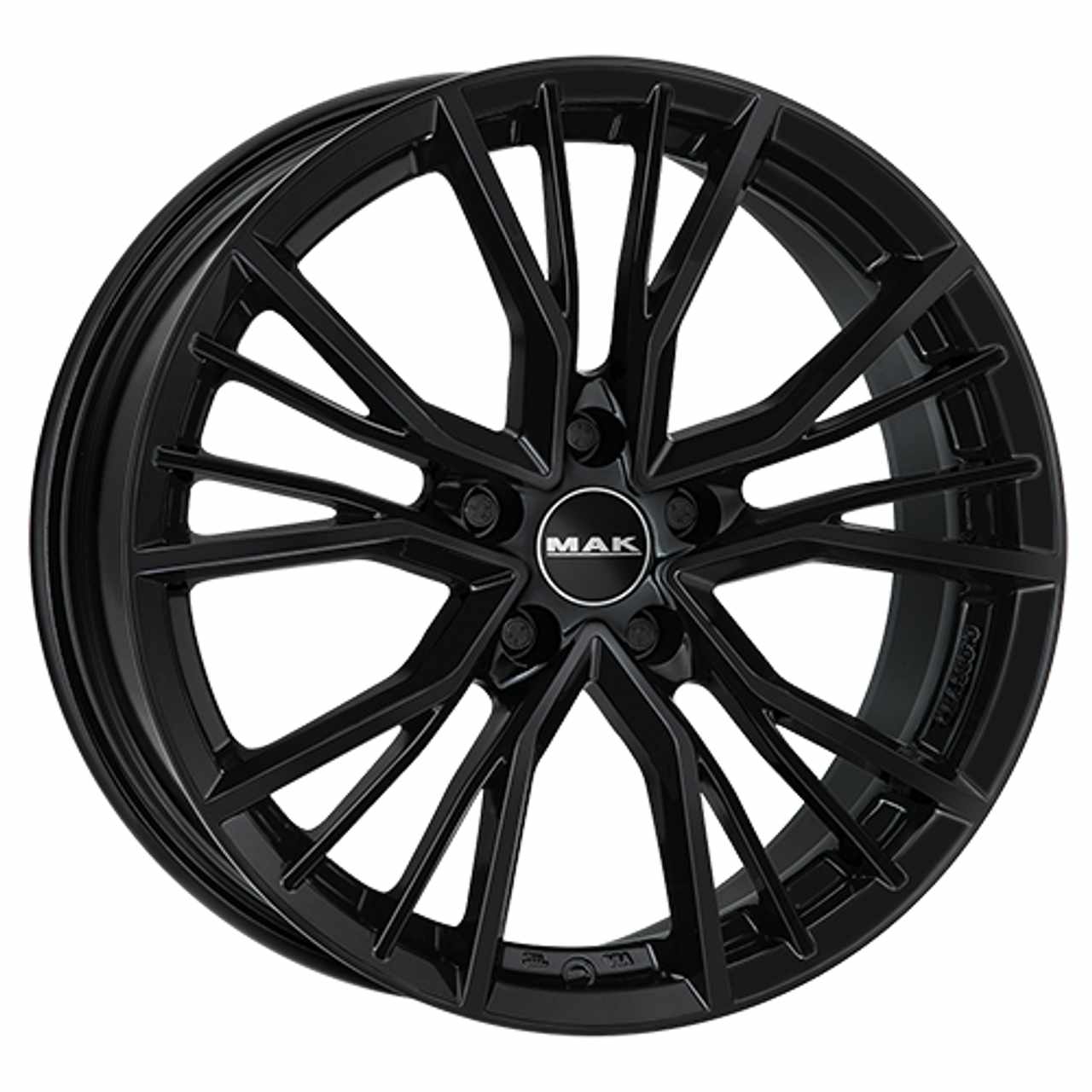 MAK UNION gloss black 9.5Jx21 5x112 ET20