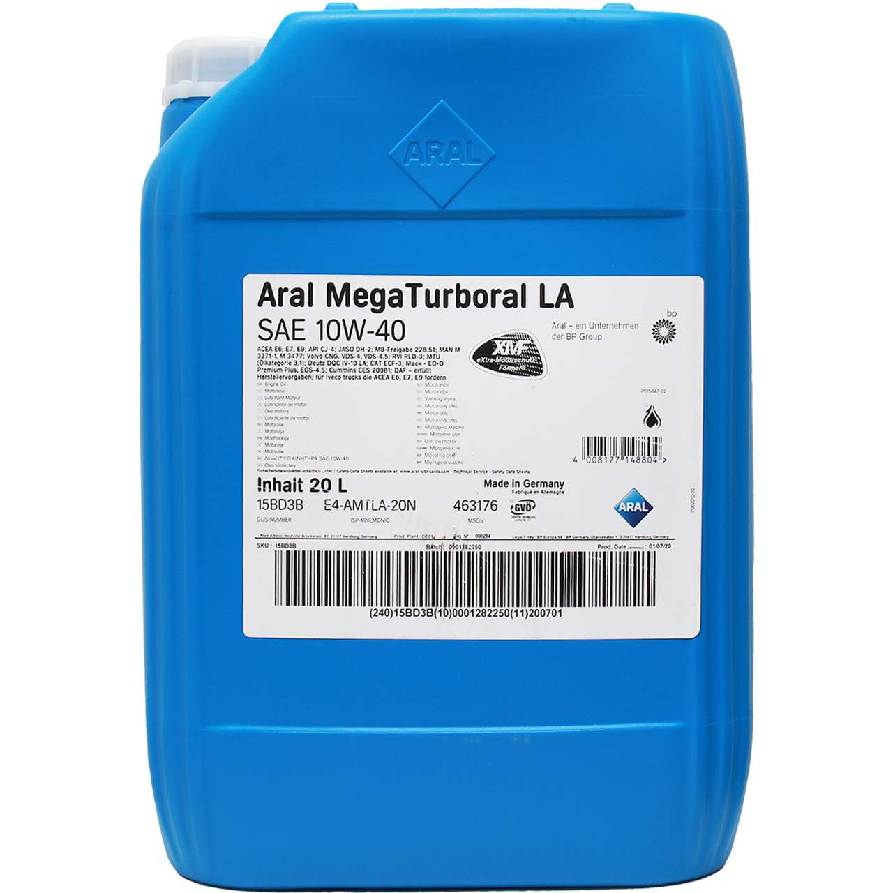 Aral MegaTurboral LA 10W-40 20 Liter