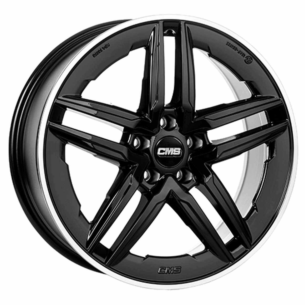 CMS C29-AERO diamond rim black gloss 8.0Jx19 5x112 ET34