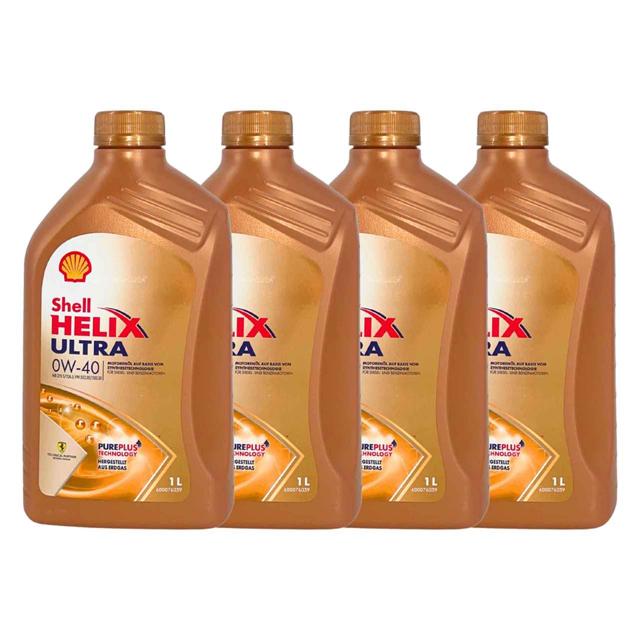 Shell Helix Ultra 0W-40 4x1 Liter