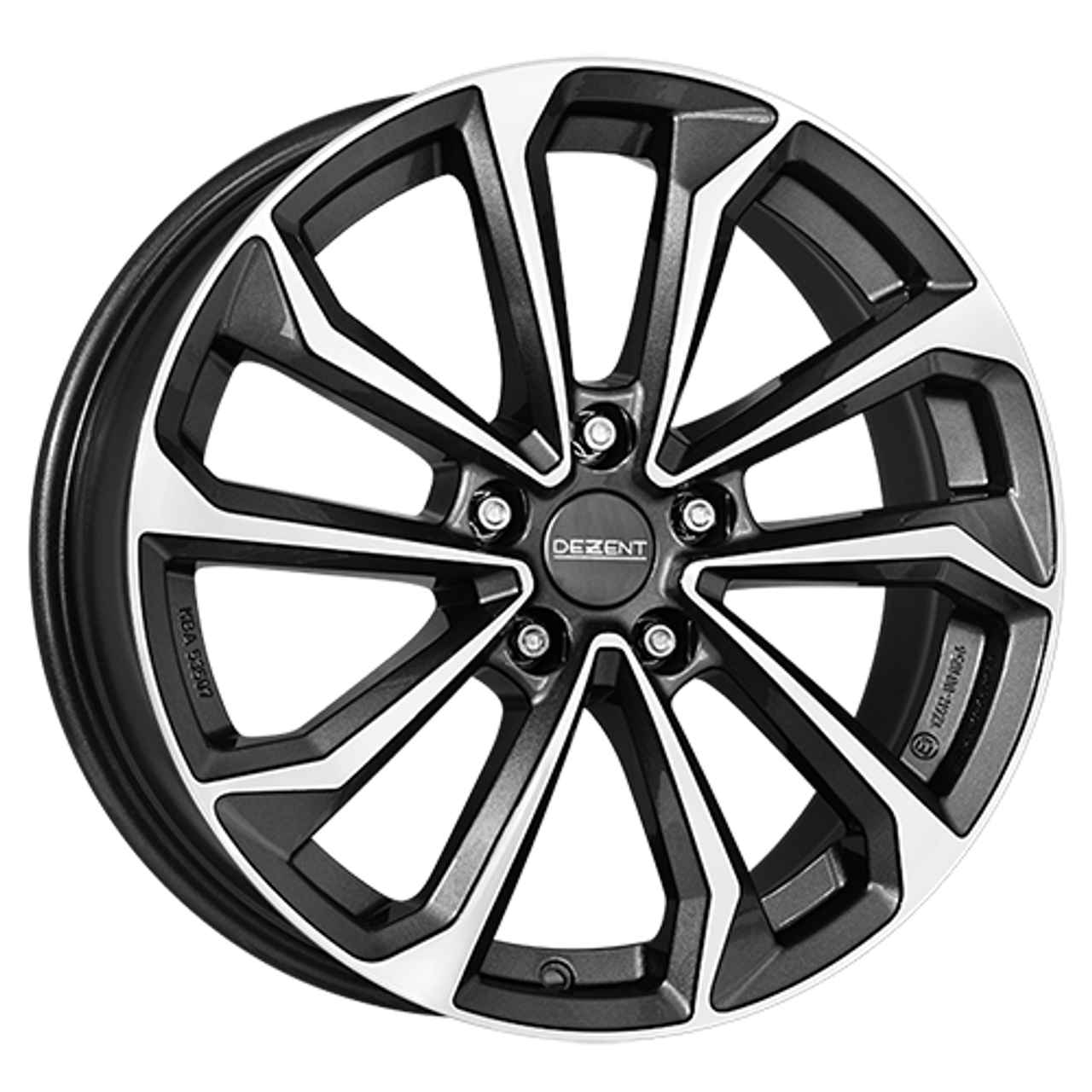 DEZENT DEZENT KS DARK gunmetal poliert 7.5Jx19 5x114.3 ET51