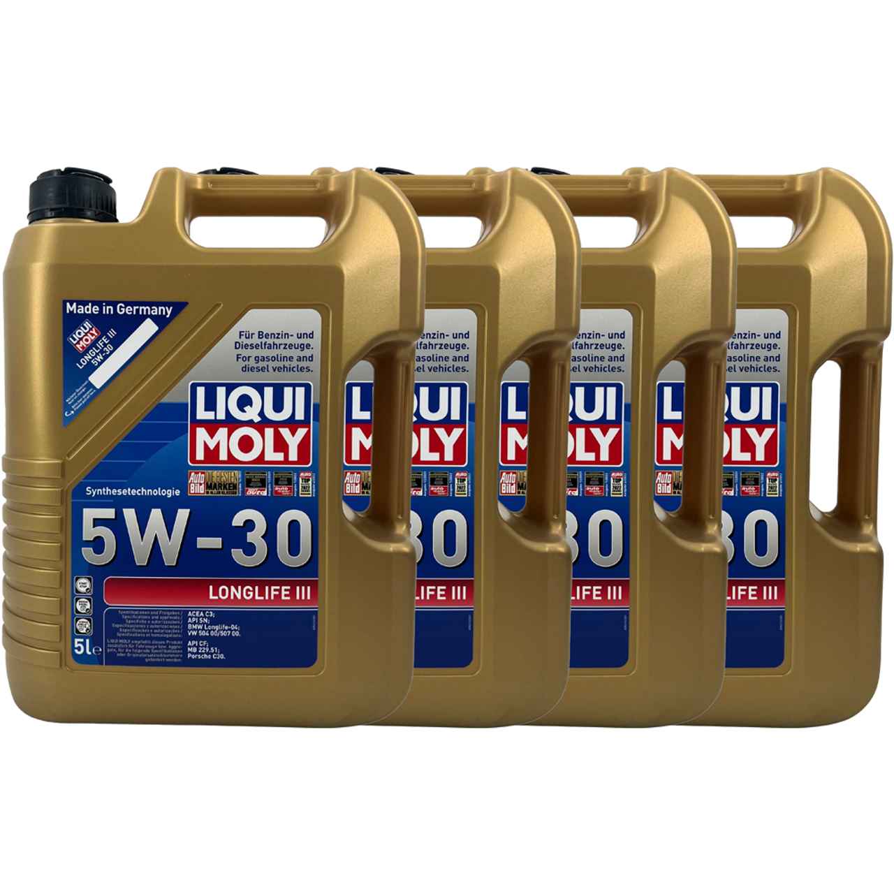 Liqui Moly Longlife III 5W-30 4x5 Liter