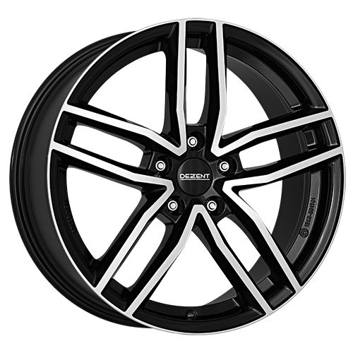 DEZENT DEZENT TR DARK black/polished front 8.0Jx18 5x112 ET39