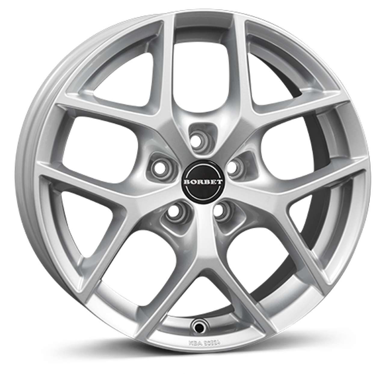 BORBET DESIGN Y kristallsilber 7.0Jx17 5x114.3 ET40