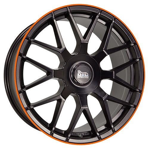 MAM MAM GT1 matt black lip orange 9.5Jx19 5x112 ET42