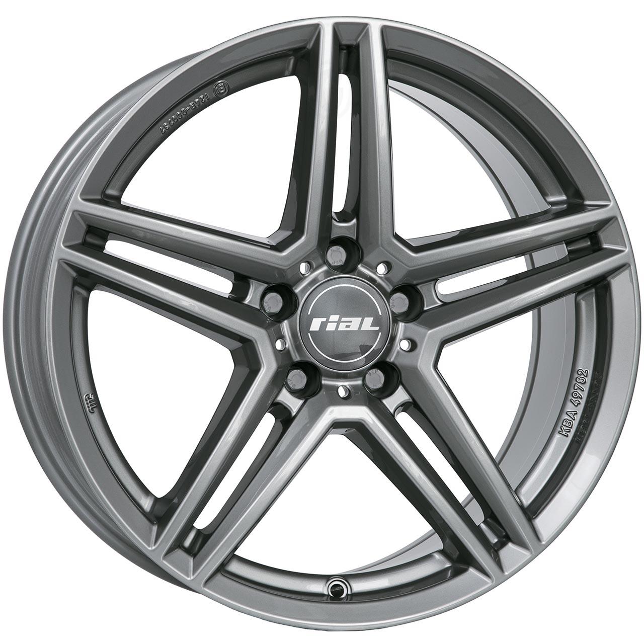 RIAL M10X metal grey 8.5Jx19 5x112 ET38